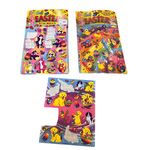 Vintage Lisa Frank Easter Sticker Sheet 2 New sealed, 2 partially used. Ducks